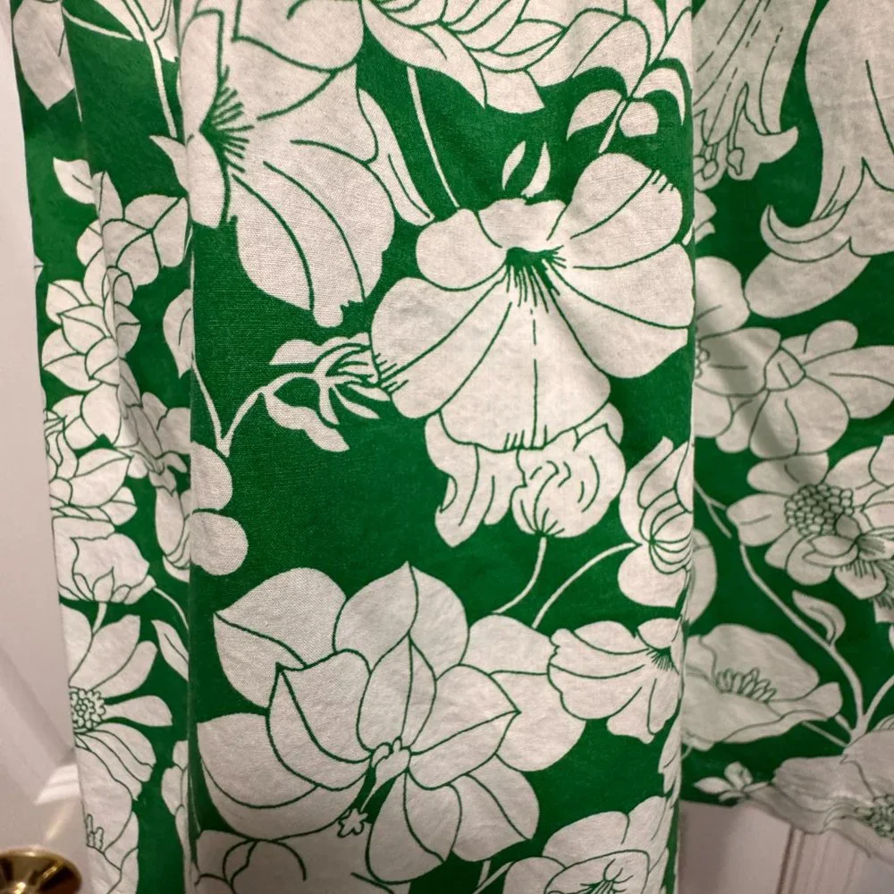 J.Crew size M  smocked floral one shoulder top